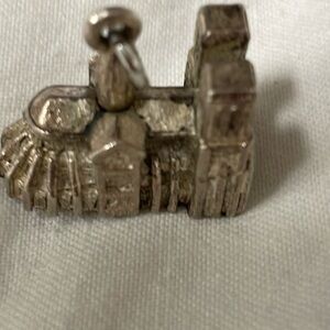 Vintage British Royal Government Commemorative Charm in Sterling Silver